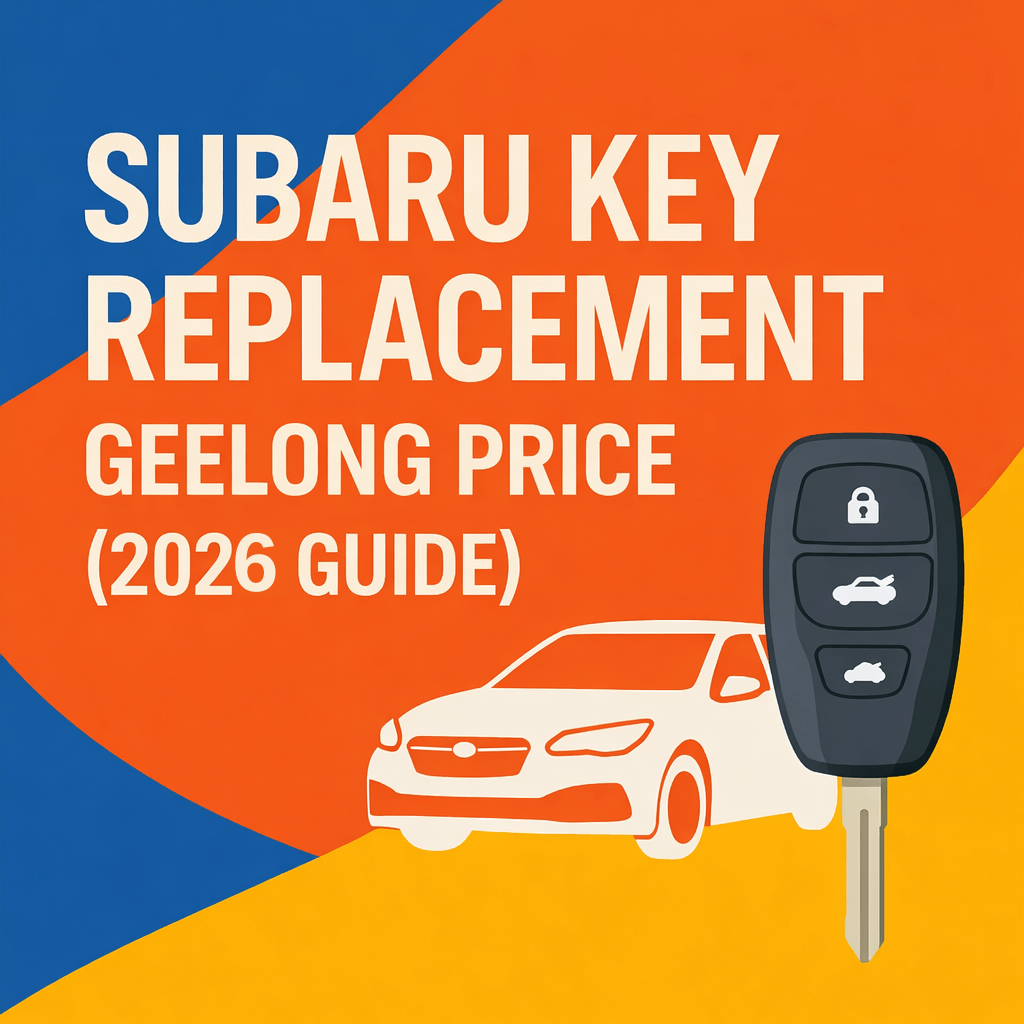 Subaru Key Replacement Geelong