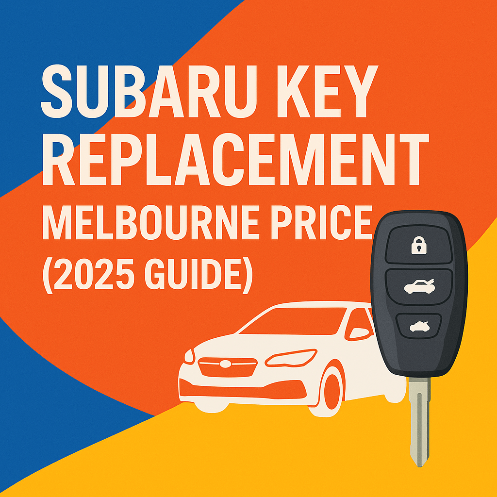 Subaru Key Replacement Melbourne Price (2025 Guide)