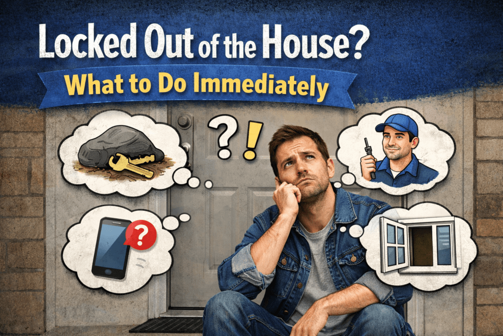 Locked Out of the House? What to Do Immediately
