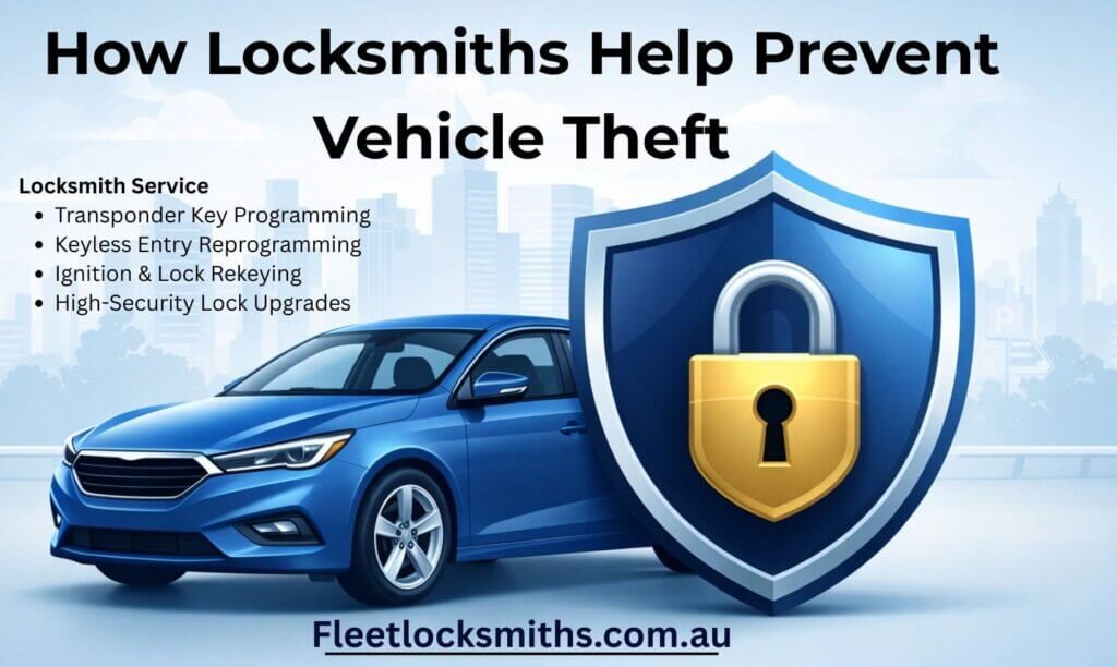 How Locksmiths Help Prevent Vehicle Theft