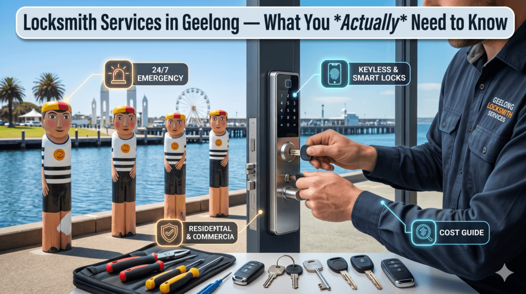 Locksmith Services in Geelong — What You Actually Need to Know